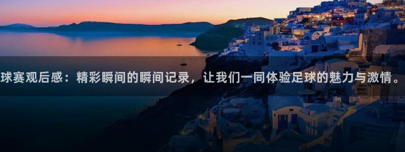 意昂平台官网：球赛观后感：精彩瞬间的瞬间记录，让我们一同体验