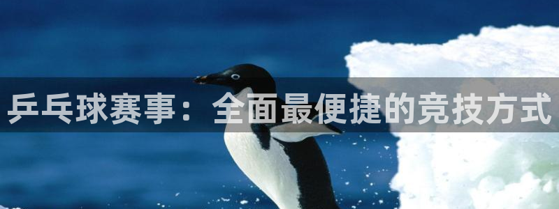 意昂平台：乒乓球赛事：全面最便捷的竞技方式