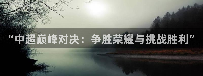  意昂平台app官方下载：“中超巅峰对决：争胜荣耀与挑战胜利”